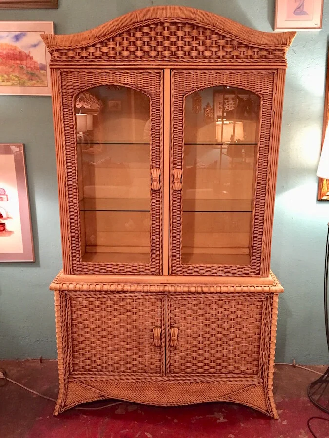 Such is Life Vintage Wicker Hutch Casa Victoria Vintage